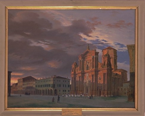 Il Duomo di Carpi e la contrada di Borgonuovo