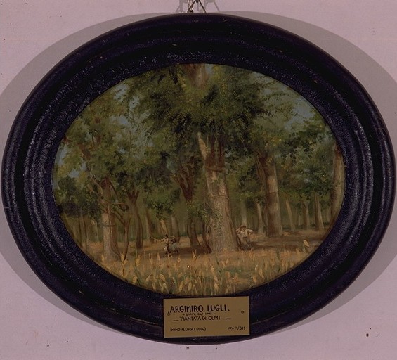 Paesaggio con alberi