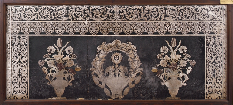 Paliotto con Ostensorio sorretto da angeli