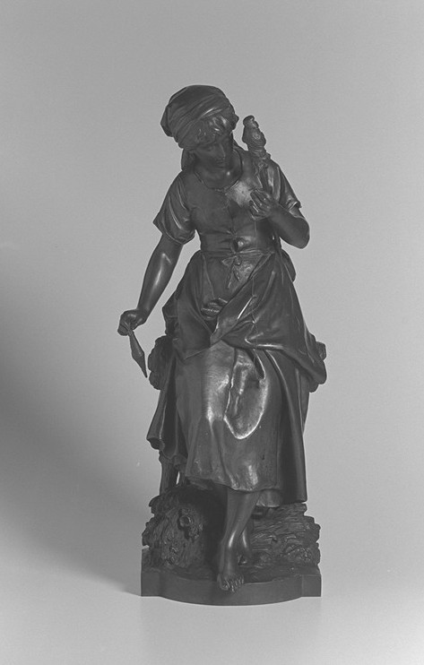 Scultura in bronzo Grazielle