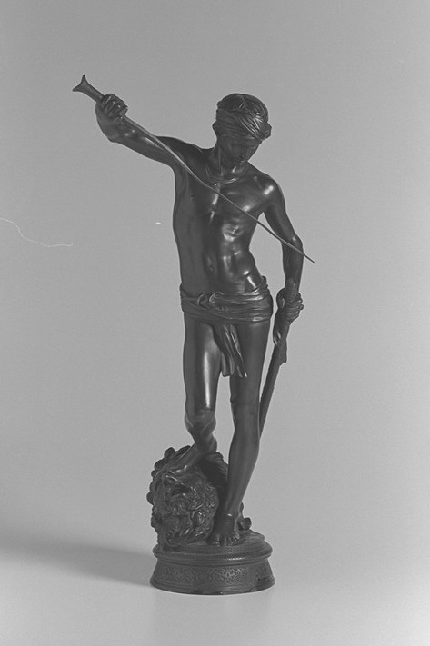 Statua in bronzo David Vainqueur