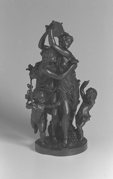 Statua in bronzo con La caccia di Francesco I