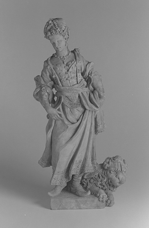 Statuetta con figura femminile allegorica