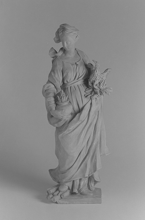 Statuetta con figura femminile allegorica