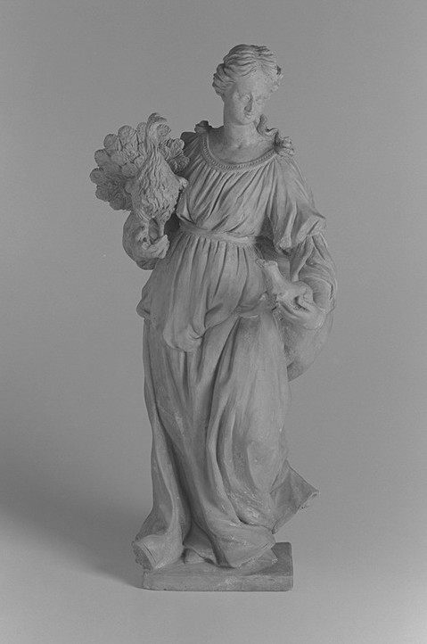 Statuetta con figura femminile allegorica