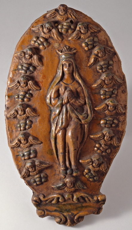 Targa con Madonna Assunta