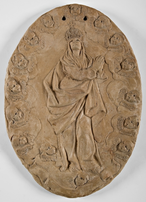 Targa con Madonna Assunta