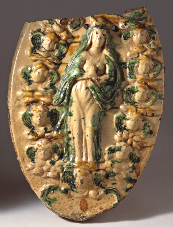 Targa con Madonna Assunta