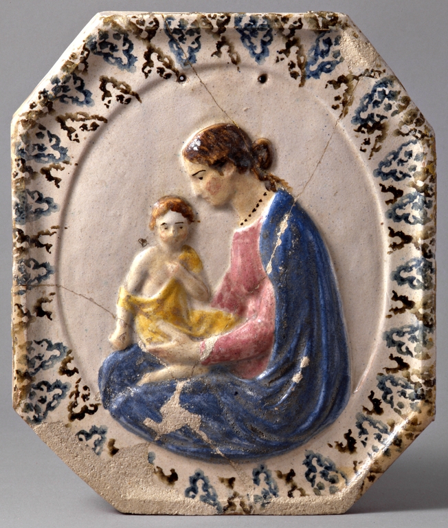 Targa con Madonna con Bambino