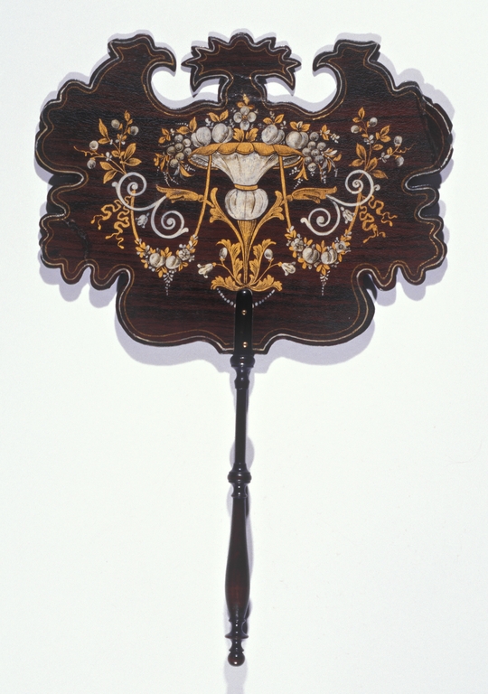 Ventaglio a ventola con trionfo di frutta e fiori