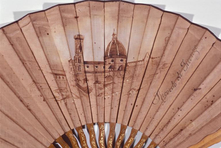 Ventaglio con veduta di Firenze
